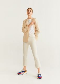 Укороченные джинсы flare - Bootcrop Mango