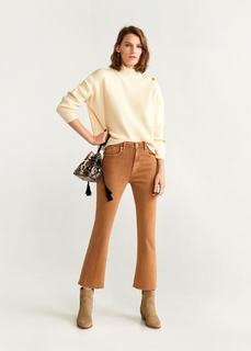Укороченные джинсы flare - Bootcrop Mango