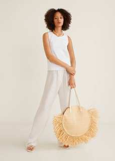 Топ, связанный резинкой - Camo Mango