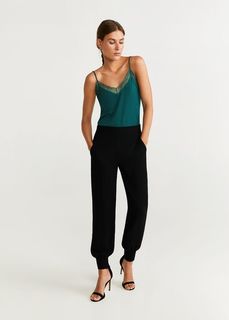 Топ в бельевом стиле с воланами - Lyotop Mango