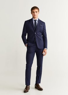 Хлопковая рубашка Tailored slim fit - Hardford Mango