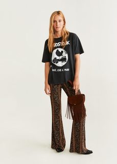 Футболка фестиваль с принтом - Washed Mango