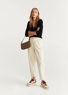 Трикотажный джемпер в рубчик - Ribetto Mango