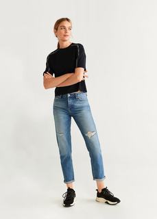 Футболка с украшением на плечах - Embe Mango