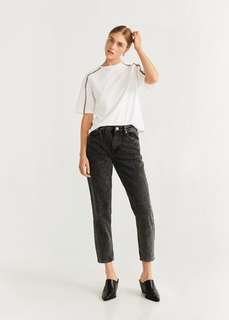 Футболка с украшением на плечах - Embe Mango