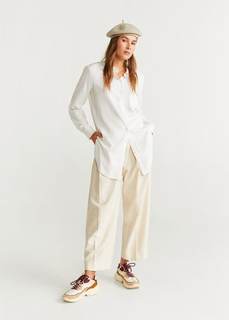 Рубашка оверсайз с карманом - Araby Mango