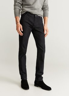Джинсы slim fit premium черного цвета - Patrice Mango
