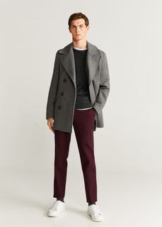 Брюки slim fit в гусиную лапку - Boris Mango