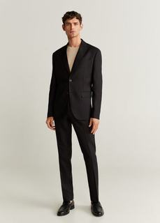 Костюмный пиджак slim fit изо льна - Florida-i Mango