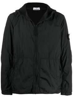 Stone Island куртка на молнии с капюшоном