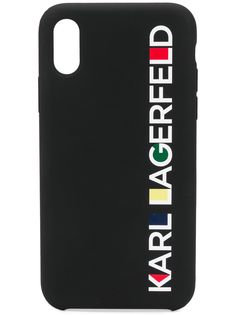 Karl Lagerfeld чехол Bauhaus для iPhone XS Max с логотипом