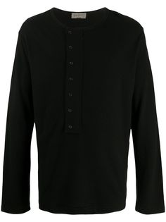 Yohji Yamamoto джемпер с застежкой на пуговицах