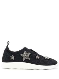 Giuseppe Zanotti декориорванные кроссовки Star