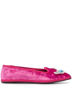 Giannico embellished flat slippers