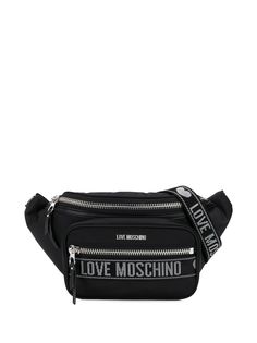 Love Moschino поясная сумка с логотипом