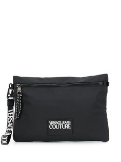 Versace Jeans Couture клатч с нашивкой-логотипом
