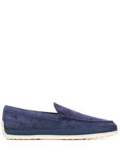 Tods лоферы на плетеной подошве Tod`S