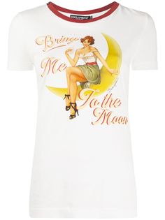 Dolce & Gabbana футболка с принтом Bring Me To The Moon