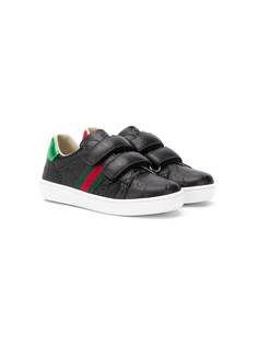 Gucci Kids GG Supreme touch-strap sneakers