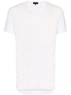 Comme Des Garçons Homme Plus футболка в технике кроше