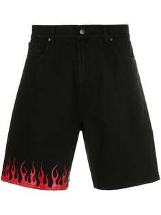 Vision Of Super джинсовые шорты с принтом