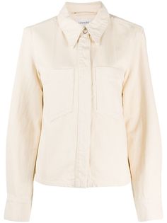 Lemaire concealed fastening denim jacket