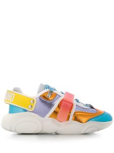 Moschino Teddy Roller Skates colour-block low-top sneakers