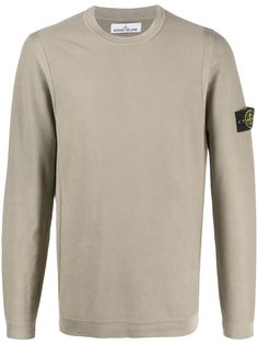 Stone Island джемпер с нашивкой-логотипом