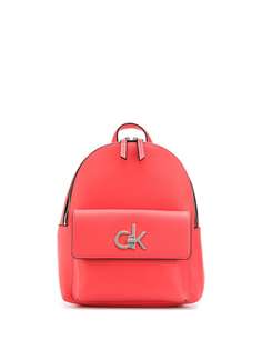 Calvin Klein структурированный рюкзак с металлическим логотипом