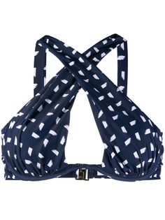 Self-Portrait halterneck bikini top