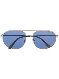 Tom Ford Eyewear double-bridge round-frame sunglasses