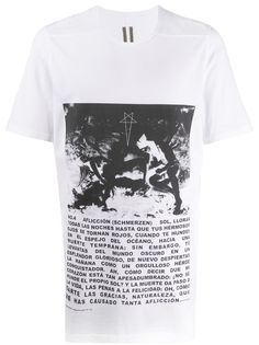 Rick Owens DRKSHDW photo print T-shirt