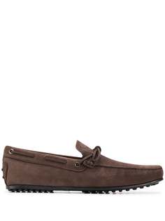 Tods лоферы Gommino со шнуровкой Tod`S