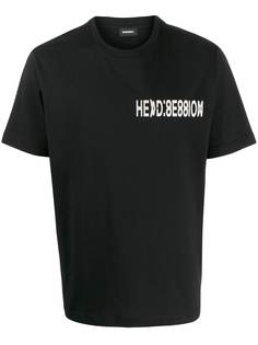 Diesel футболка с текстовым принтом