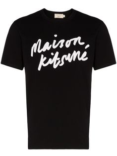 Maison Kitsuné футболка с логотипом