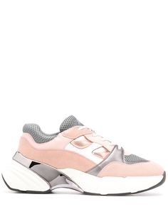 Pinko panelled low-top sneakers