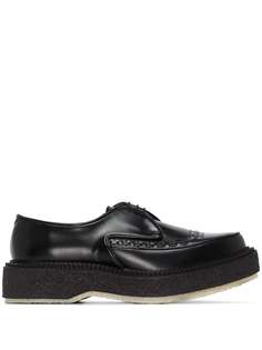 Adieu Paris embroidered Derby shoes