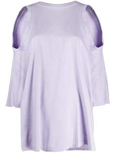 Maison Margiela asymmetric cold-shoulder top
