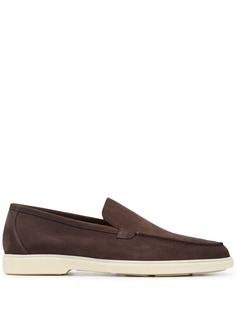 Santoni фактурные лоферы