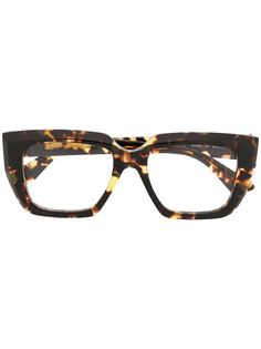 Bottega Veneta Eyewear tortoiseshell square-frame glasses