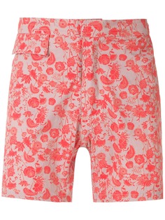 Amir Slama Floral tactel shorts