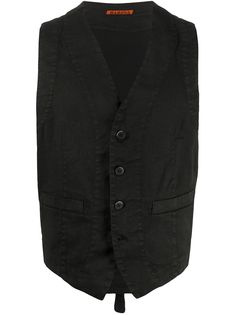 Barena plain buttoned waistcoat