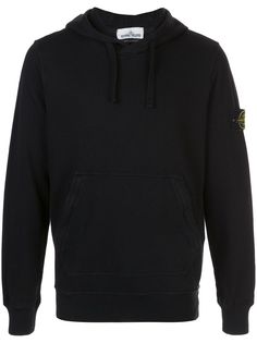 Stone Island худи свободного кроя с нашивкой-логотипом