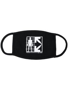 Off-White маска с принтом