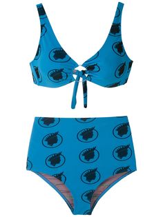 Amir Slama Índio print high waisted bikini set