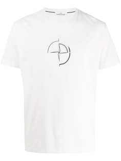 Stone Island футболка с вышивкой