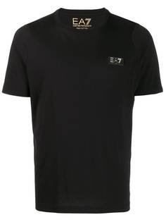 Ea7 Emporio Armani футболка с нашивкой-логотипом EA7