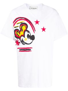Iceberg футболка Mickey Mouse с логотипом
