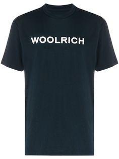 Woolrich футболка с логотипом
