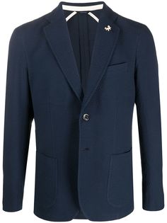 Tombolini lapel-pin blazer